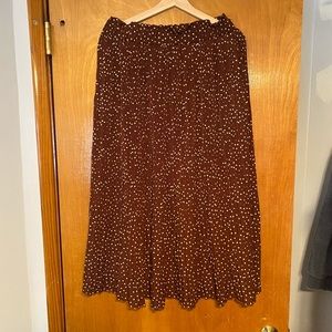 Polka dot skirt